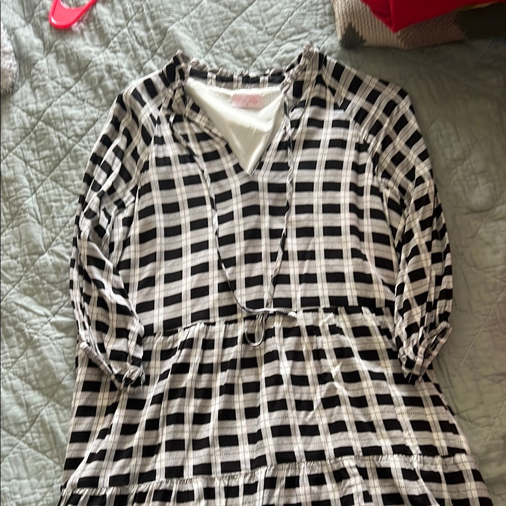 Pink lily babydoll dress